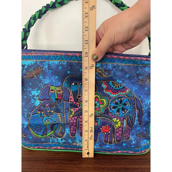 NWT Laurel Burch Blue Green Dog y2k - Picture 7 of 12